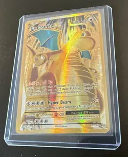 Dragonite EX 106/108 Pokemon Evolutions Ultra Rare Full Art DAMAGED Card - Image 1