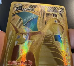 Dragonite EX 106/108 Pokemon Evolutions Ultra Rare Full Art DAMAGED Card - Image 4