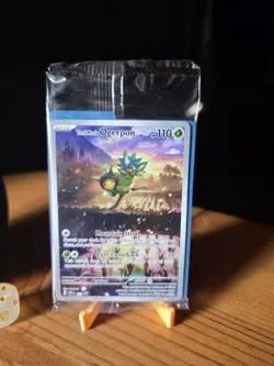 Teal Mask Ogerpon 123 Twilight Masq SEALED Promo Holo NM Pokemon Card 2024 - Image 2