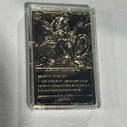 Pokemon Mewtwo 23k Gold Plated Trading Card Burger King Promo 1999 Blue Box SSP - Image 3