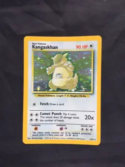 Pokemon Cards: Jungle Rare Holo: Kangaskhan 5/64 No Symbol Error - Image 1