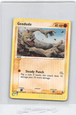 GEODUDE 56/97 - REVERSE HOLO COMMON - Ex Dragon - 2003 POKEMON CARD - NM/LP - Image 1