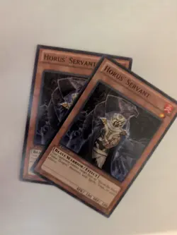 Yu-Gi-Oh TCG 2X Horus' Servant LCYW-EN206 1st Edition Regular Common Card NM - Image 1