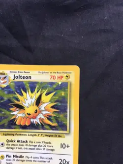 Pokemon Cards: Jungle Rare Holo: Jolteon 4/64 No Symbol Error - Image 4