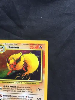 Pokemon Cards: Jungle Rare Holo: Flareon 3/64 No Symbol Error - Image 4