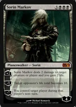 MTG Sorin Markov, Light Play, English Magic 2012 - Image 1