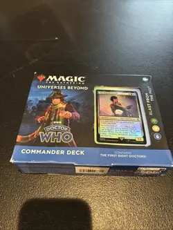 Magic The Gathering fourth doctor- Commander Deck- Dr. WHO- New- Sealed - Image 1