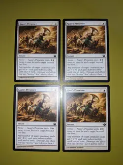 Ajani's Presence x4 Journey into Nyx 4x Playset Magic the Gathering MTG - Image 1