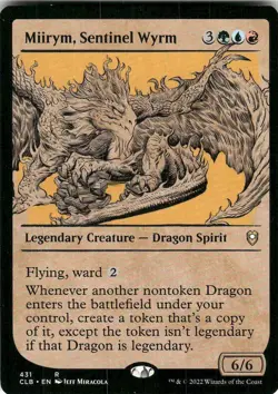 Miirym, Sentinel Wyrm 2022 MTG #431 Commander Legends: Battle for Baldur's Gate - Image 1