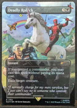 Deadly Rollick 2025 MTG Borderless Foil #1754 Secret Lair - Image 1