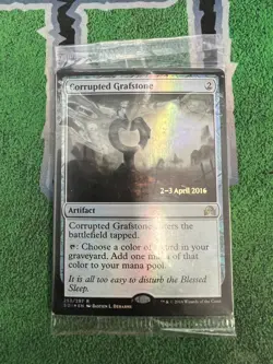 MTG SEALED Corrpted Grafstone 253/297 Shadows Over Innistrad Prerelease Promo - Image 1