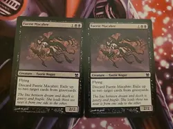 Magic: The Gathering X2 Faerie Macabre - Image 1