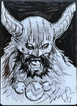 Primeval Titan Artist Proof Signed Sketched Modern Masters 2015 MM2 MTG - Image 2