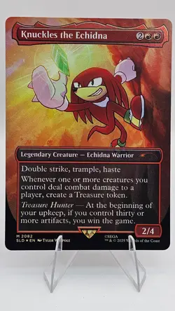Knuckles the Echidna (Rainbow Foil) - Secret Lair 2082 - Image 1