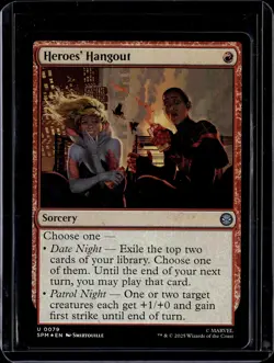 Heroes' Hangout - 79 - SPM - Foil - NM - MTG Magic the Gathering - Image 1