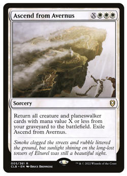 MTG - Ascend from Avernus - Rare - Commander Legends Baldur's Gate (CLB) - M/NM - Image 1