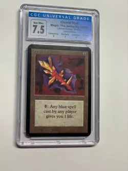 Crystal Rod MTG Alpha Magic the Gathering with Sub-Grades CGC 7.5 020 - Image 1