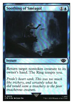 Soothing of Smeagol (foil) Lord of the Rings MTG - NM+ Mythic Relics - Image 1