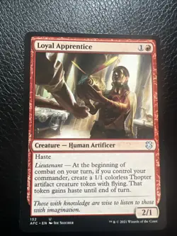 MTG (Magic the Gathering) 1x Loyal Apprentice (Commander) x1 - Image 1