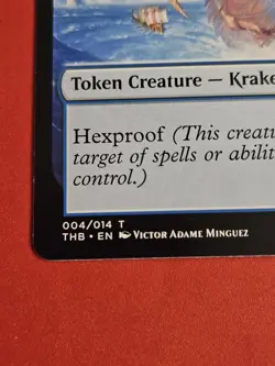 MTG Theros: Beyond Death THB Kraken Token Creature 8/8 (004/014) Collector Boost - Image 5