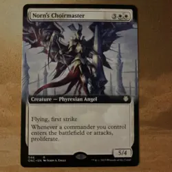 Norn's Choirmaster Extended Art - Phyrexia: All Will Be One Commander #046 MTG - Image 1