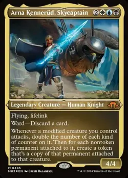 1 x Arna Kennerud, Skycaptain - Foil Etched - Modern Horizons 3 - NM-Mint - MTG - Image 1