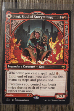 MTG TCG Birgi, God of Storytelling (Showcase) Kaldheim Regular (Non Foil) - Image 1