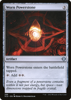 Worn Powerstone [Starter Commander Decks] Magic MTG - Image 1