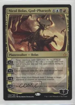 Nicol Bolas God-Pharaoh Foil Magic: Hour of Devastation HOU #140 - Image 1