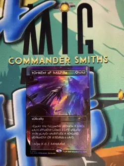 Torment of Hailfire ? Borerless FOIL ? MTG Near Mint NM Secret Lair 9992 - Image 1