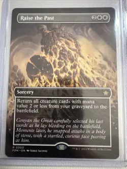 Raise the Past Borderless (NM Non-Foil) FDN-0300 Rare MTG - Image 3