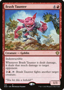 Brash Taunter [Starter Commander Decks] Magic MTG - Image 1