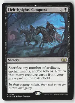 MTG - Lich-Knights' Conquest R Wilds of Eldraine 96 LP-NM - Image 1