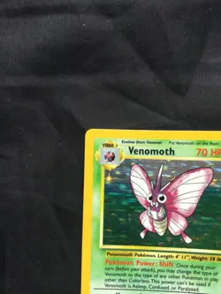Pokemon Cards: Jungle Rare Holo: Venomoth 13/64 No Symbol Error - Image 3