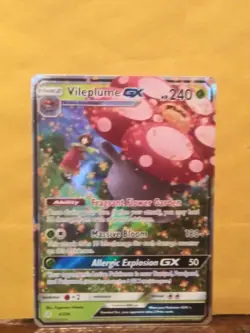 Pokemon TCG Vileplume GX Sun & Moon - Cosmic Eclipse 4/236 Holo Ultra Rare - Image 1