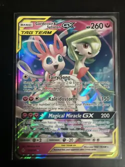 Pokemon Gardevoir & Sylveon GX - Ultra Rare Holo Tag Team Unbroken Bonds 130/214 - Image 1