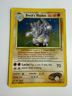 Brock's Rhydon | Gym Heroes [2/132] | Rare Holo | EN | Pokemon TCG - Image 1
