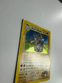 Brock's Rhydon | Gym Heroes [2/132] | Rare Holo | EN | Pokemon TCG - Image 3