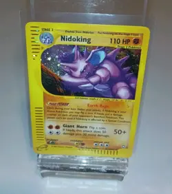 Nidoking H18/H32 HP Aquapolis Holo Rare Pokemon TCG - Image 1