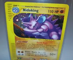 Nidoking H18/H32 HP Aquapolis Holo Rare Pokemon TCG - Image 2
