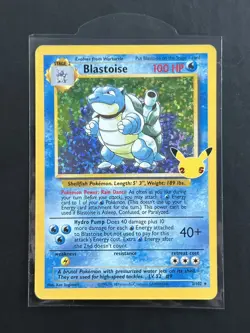 Blastoise 2/102 | Pokemon TCG: Celebrations 25th Anniversary | NM/MINT - Image 1