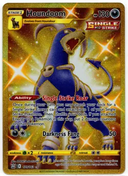 Pokemon - Battle Styles Houndoom Secret Rare 179/163 NM - Image 1
