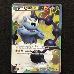 Pokemon THUNDURUS 97/98 (Full Art Ultra Rare) Emerging Powers - LP/Light Play - Image 1