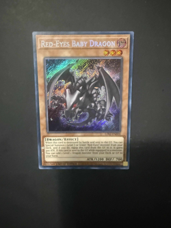 RED-EYES BABY DRAGON LDS1-EN010 YUGIOH YU GI OH CARD - Image 3
