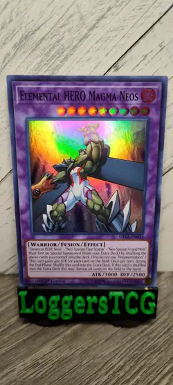 Yu-Gi-Oh! Elemental HERO Magma Neos / SHVA EN034 1st Edition LP - Image 1