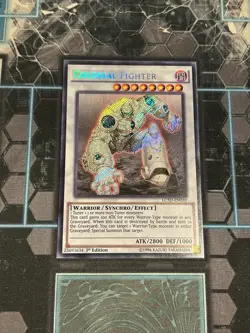 Yugioh TCG Colossal Fighter LC5D-EN030 1st Ed Near Mint Secret Rare - Image 1