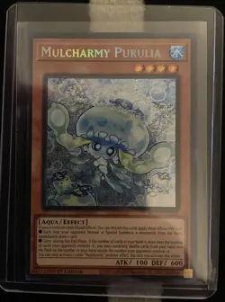 Yu-Gi-Oh! TCG Mulcharmy Purulia MP25-EN085 Near Mint Prismatic Secret Rare - Image 1