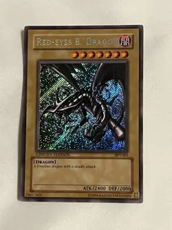 Yugioh Red-Eyes Black Dragon BPT-005 Secret Rare Limited Edition HP/MP - Image 1