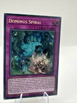 Yu Gi Oh Doom of Dimensions Dominus Spiral 1st ED NM Secret Rare DOOD-EN079 - Image 3