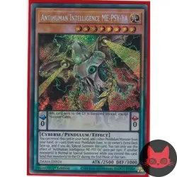 Yugioh Antihuman Intelligence ME-PSY-YA DAMA-EN024 Secret Rare 1st Edition NM - Image 1